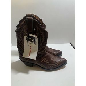 Vintage WOMENS SANTA FE COWBOY BROWN